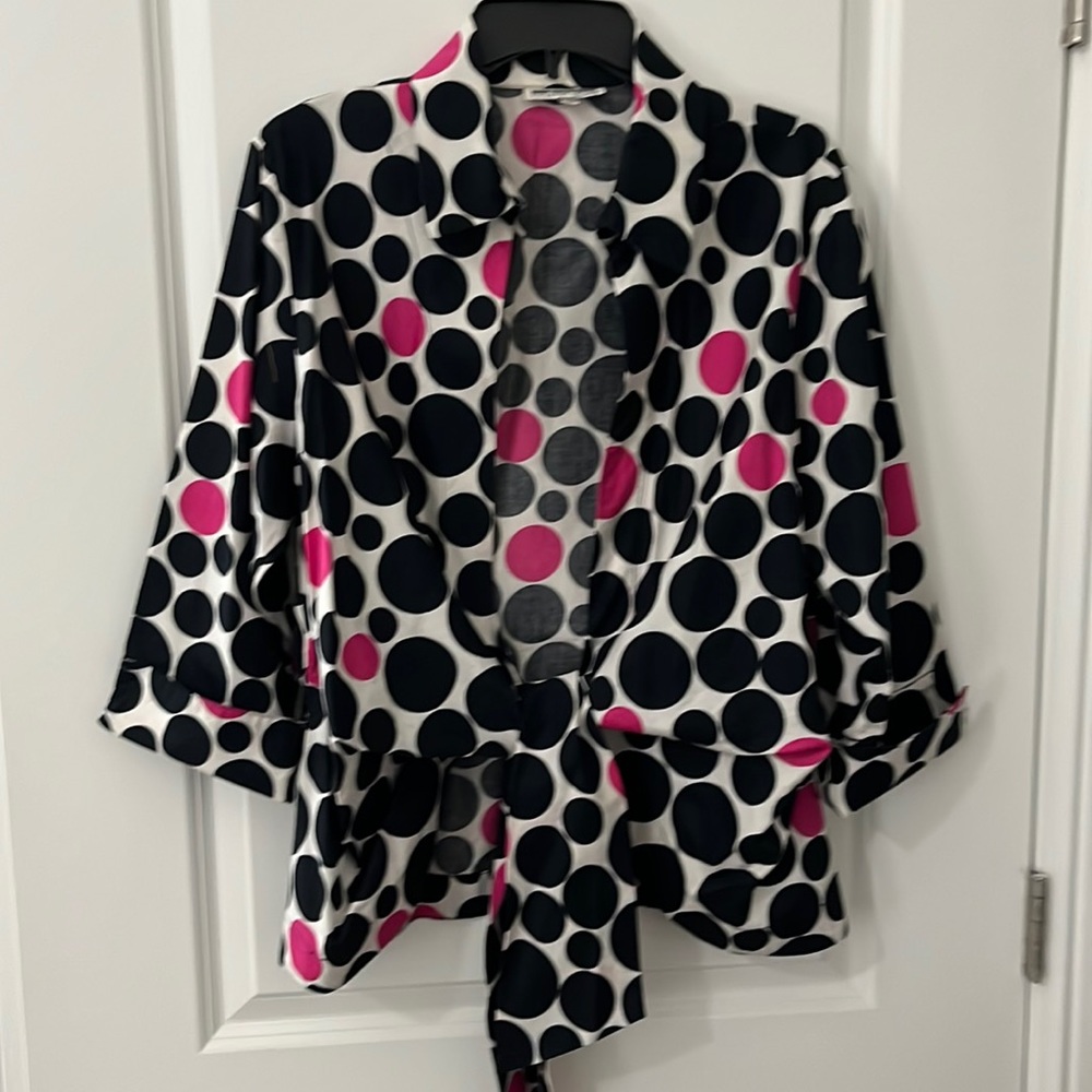 Mischa dot blouse